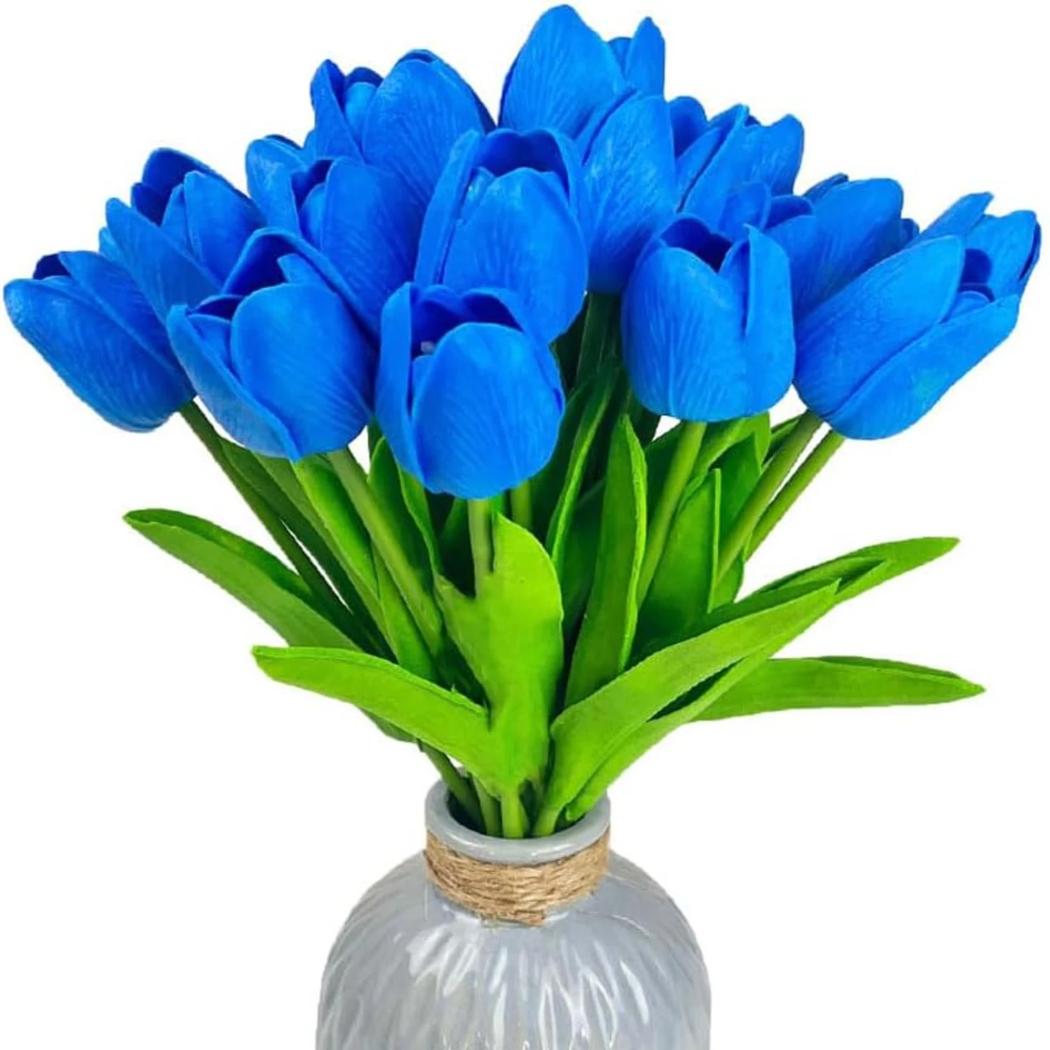 10 pezzi blu vero tocco fiori finti matrimonio ufficio cucina sala festa decorazione del giardino