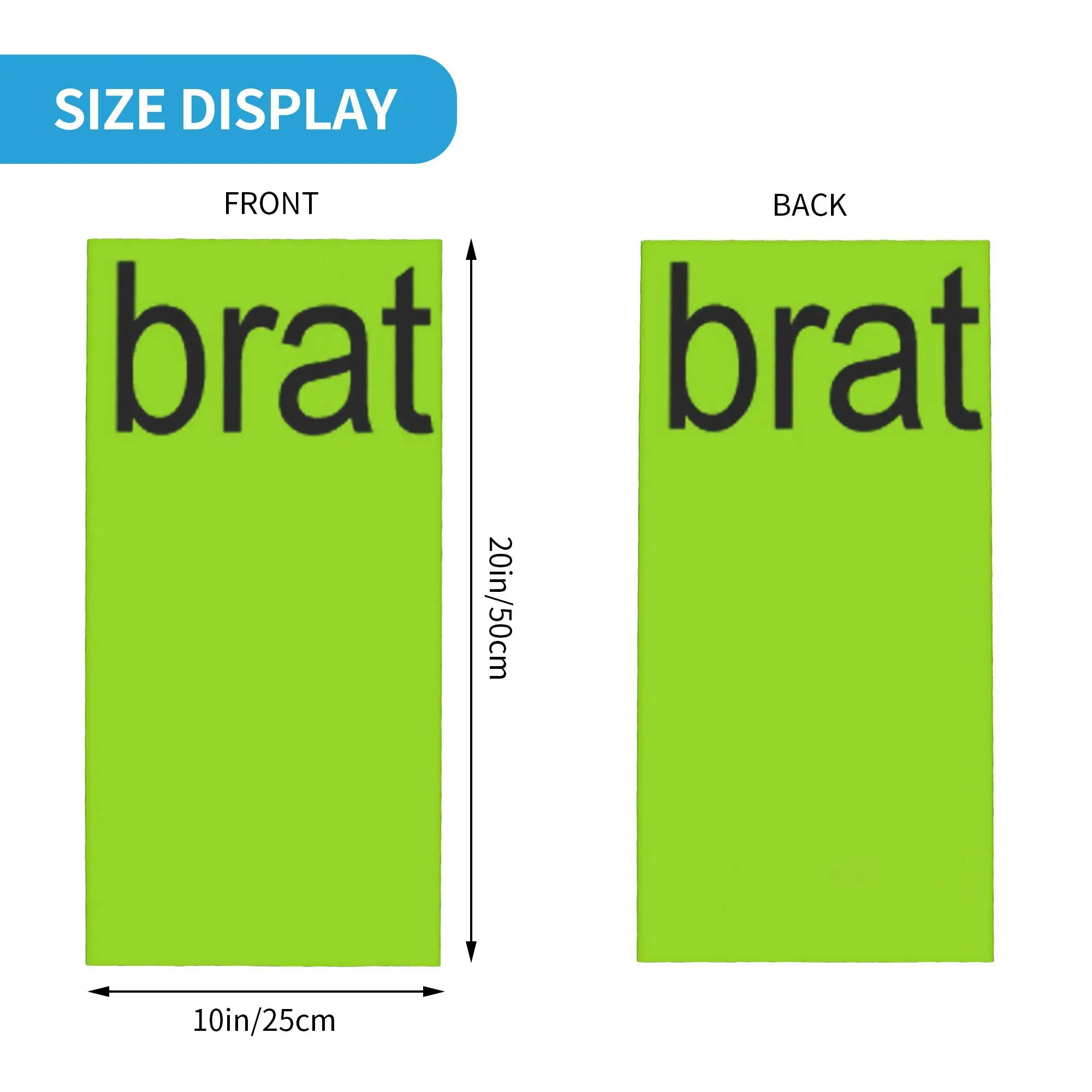 باتار تشارلي xcx باندانا غطاء الرقبة المطبوعة التفاف قناع وشاح متعدد الاستخدام عقال ركوب الدراجات للجنسين الكبار الشتاء