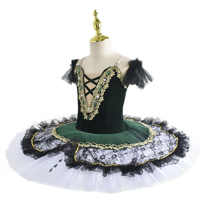 Tutu di balletto professionale bambino bambini ragazze adulti Pancake Tutu Giselle Paquita Costume da balletto donna Ballerina Party Dress Girls