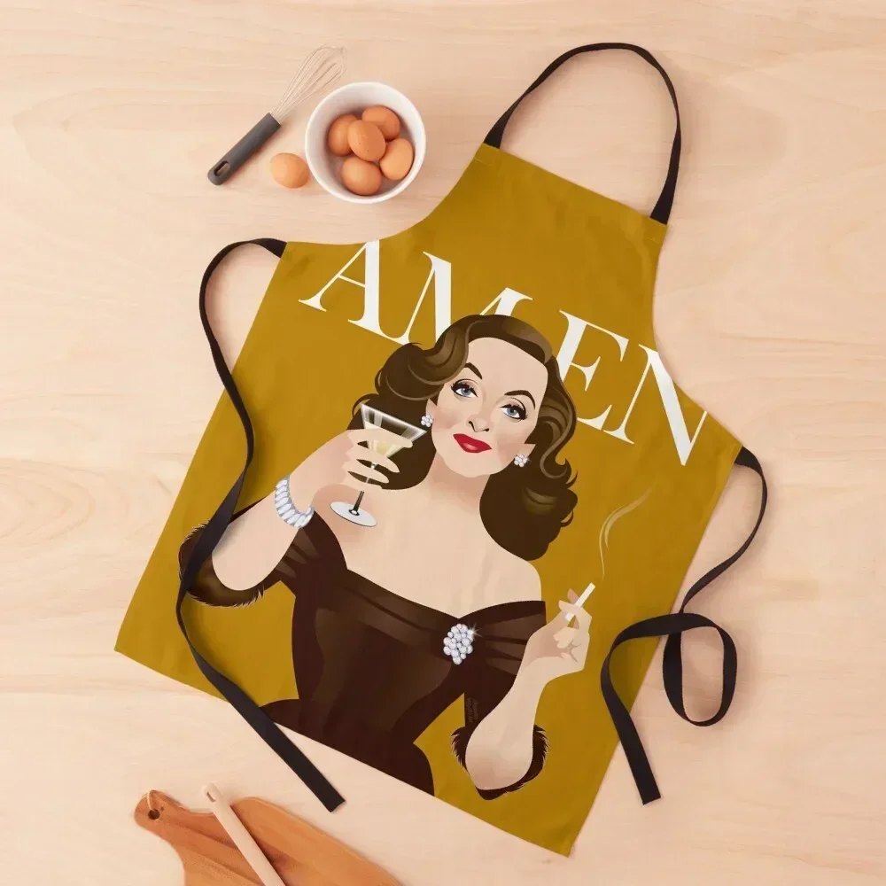 

Amen Apron Things For Home And Kitchen For Men women's kitchens barber uniform Apron