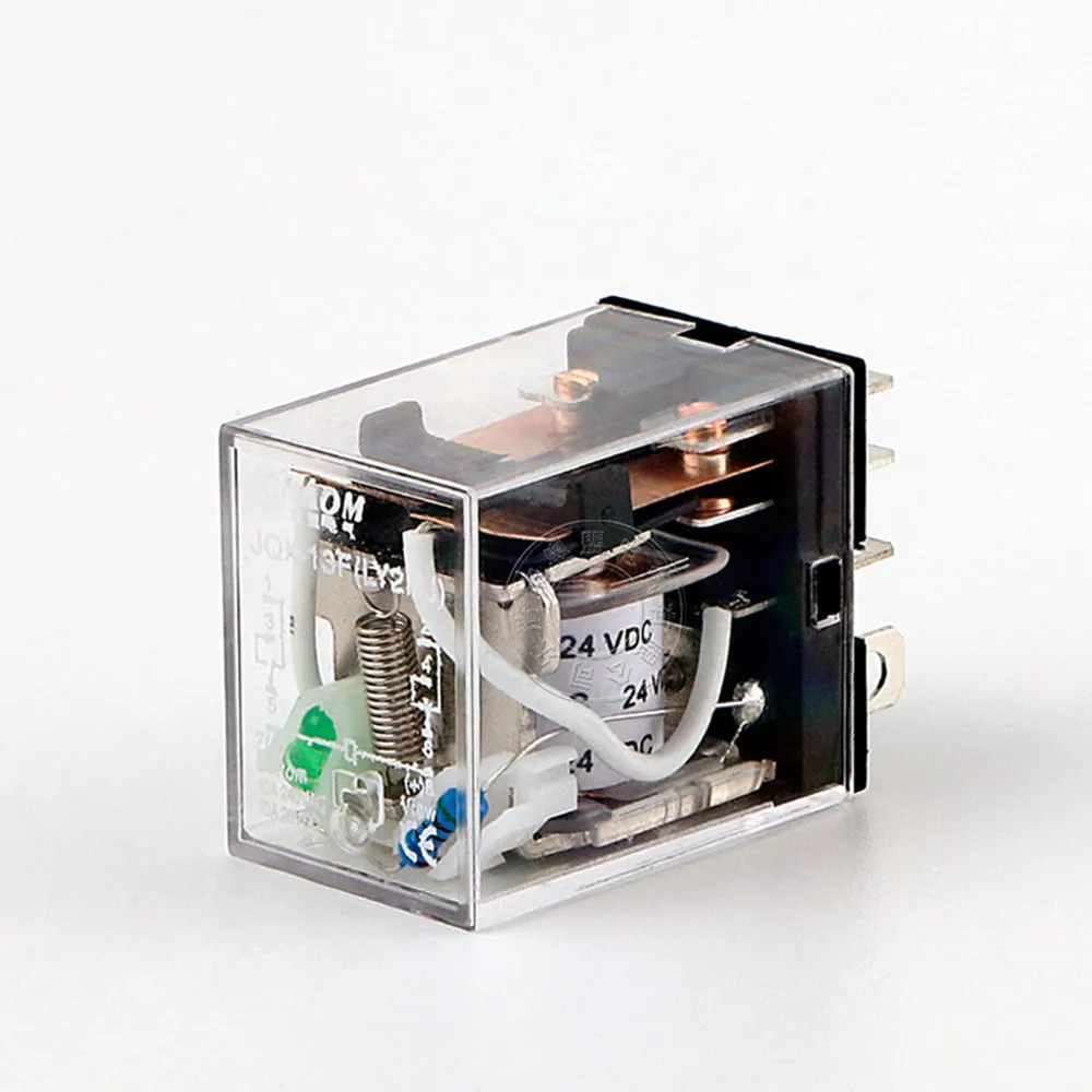 JQX-13F LY2NJ LY3NJ LY4NJ 380/220/110/24/12VAC/VDC Coil 8/11/14 Pin HH64P/63P/62P Power Relay w Socket