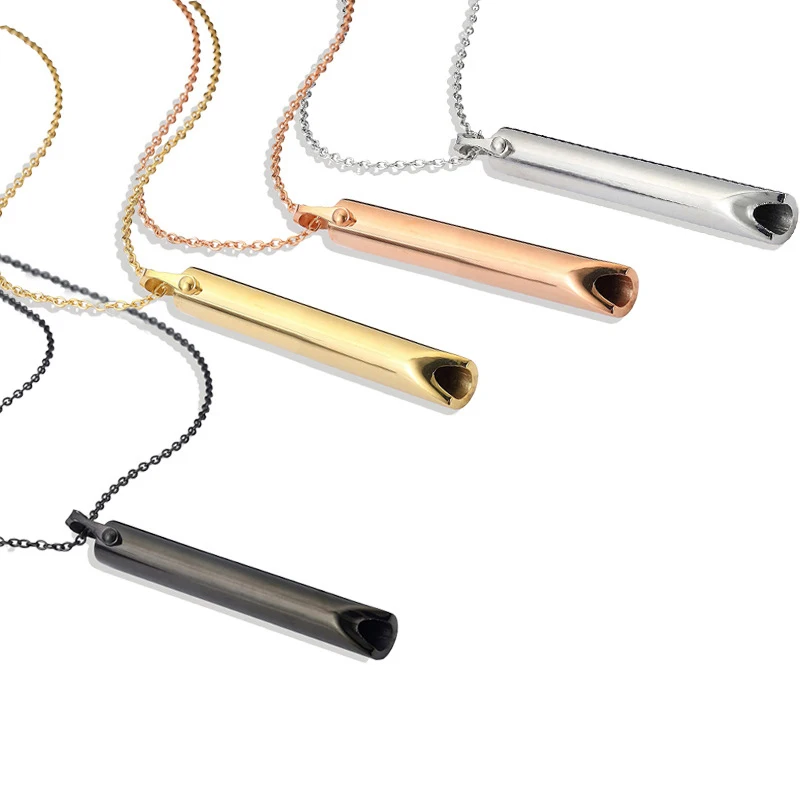 

Anxiety Control Necklace: Calming Aerosolry Breathlace Anti-Vaping;