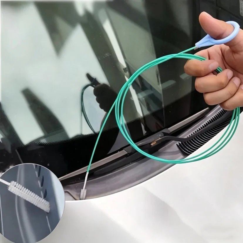 Car Sewer Unclogger Cleaning Brush Car Sunroof Long Hose Drain Hole Drain Unclogger Car Pipe Tool Cleaner Auto Accessories