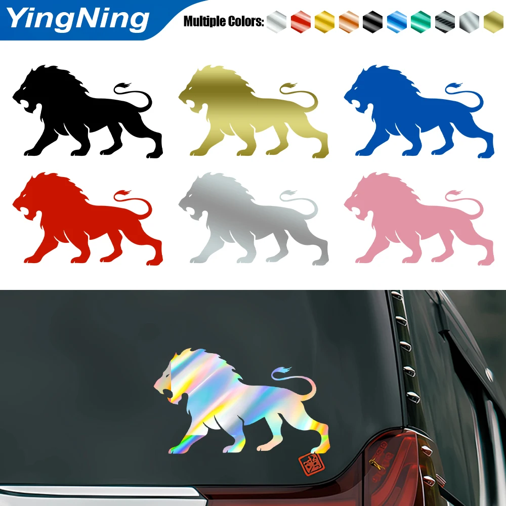 

Lion Silhouette Car Sticker Vinyl Decal Waterproof Reflective Auto Body Window Laptop Decoration Motorcycle Cars Accessories