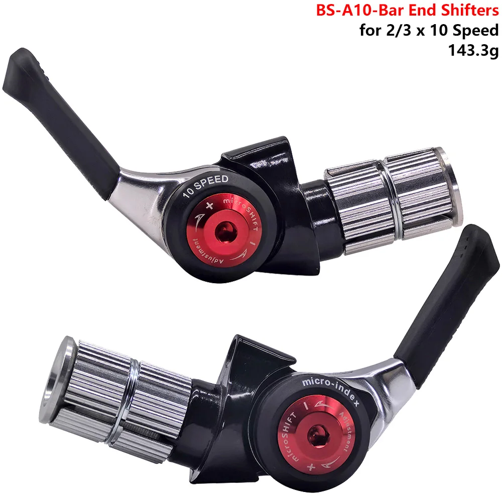 microSHIFT TT Bar End Road Bike Bicycle Shifter 9/10/11 Speed Double/Trip Derailleur 9/10/11 speed Handlebar Shifters