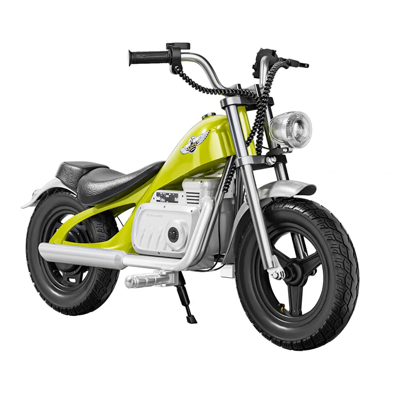 Harleystyle Electric Two-Wheeled EBIKE for Boys and Girls Integrated Battery Storm Knight Sitting Front Hub Motor