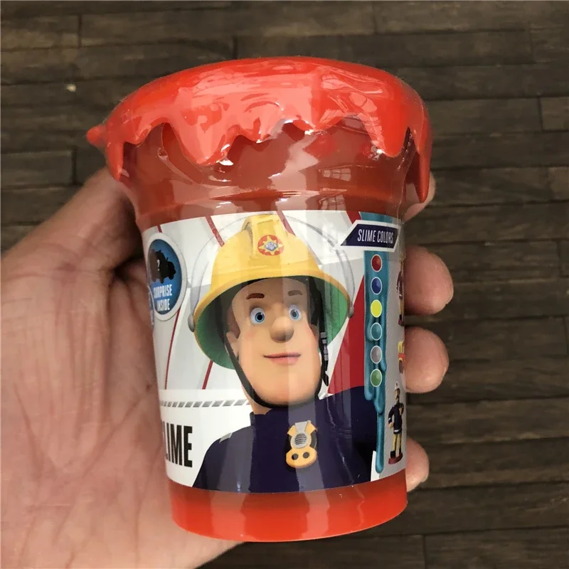 Genuine Fireman Sams Slime Action Figure Fire Engine Gashapon Model Toys Kids Birthday Gift