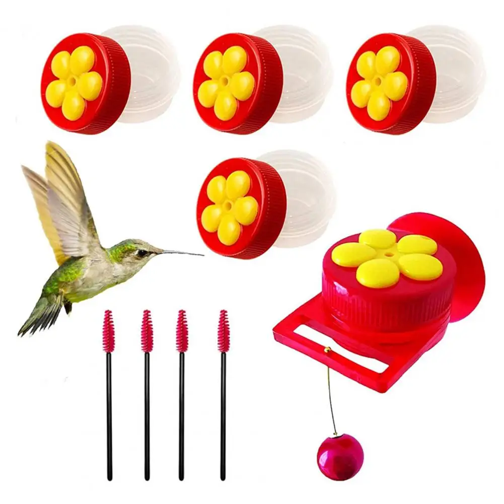 Hand Held Accessories Plastic Hanging Dispenser Hummingbird Food Feeder