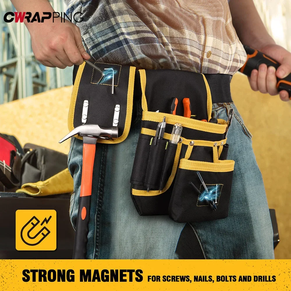 

Автомобильные магнитные инструменты, ремни, сверхмощная сумка для инструментов, плотник, электрик, конструкция, съемный инструмент для ремонта автомобилей
