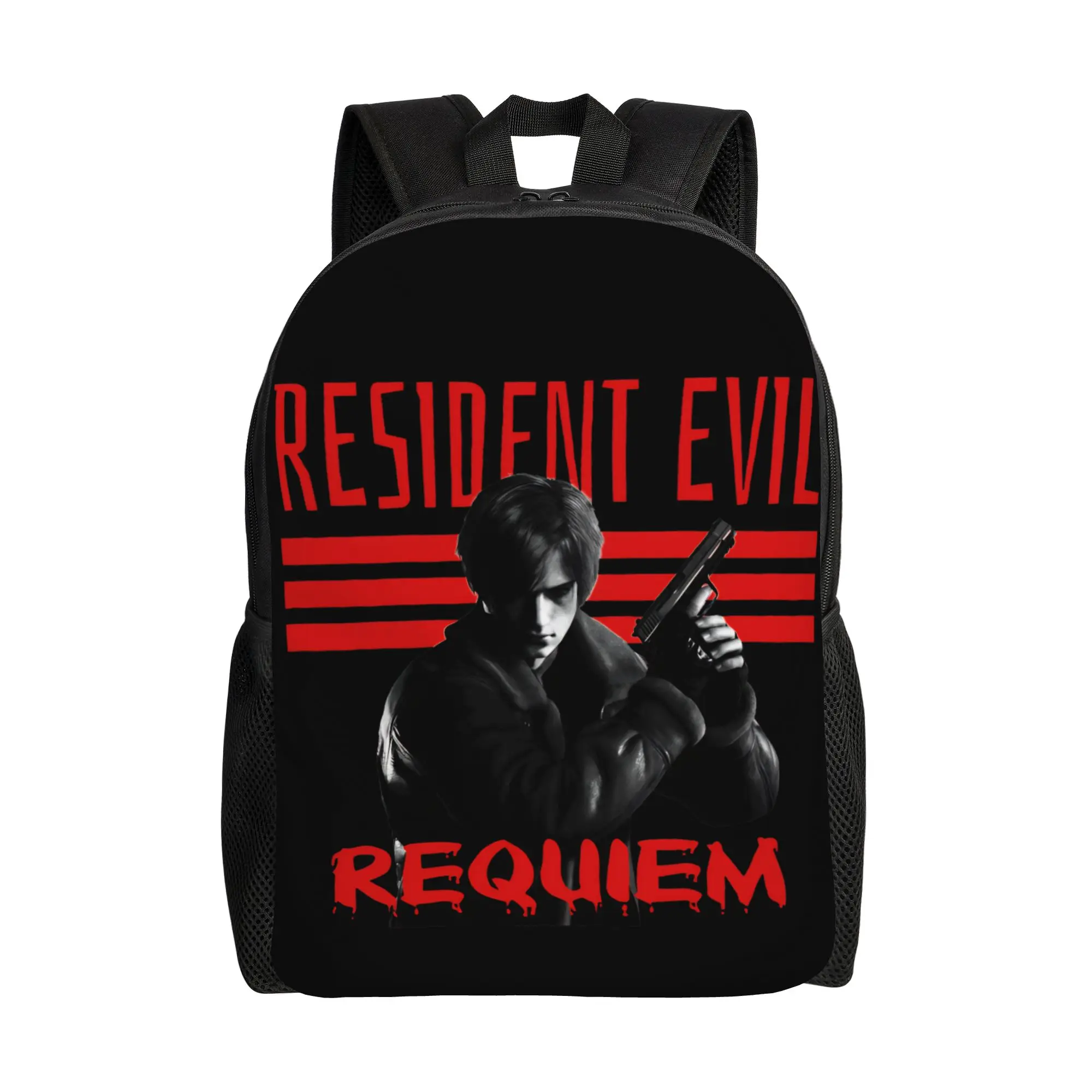 

Resident Evil Requiem (2) Backpack Teen Pattern Backpacks Polyester Cool High School Bags University Colorful Rucksack