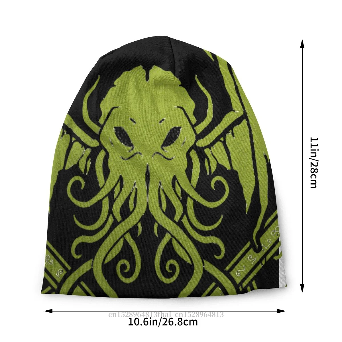 Lovecraft Chant Design Bonnet Homme Fashion Thin Hat Cthulhu Beanie Skullies Beanies Caps For Men Women Creative Cotton Hats