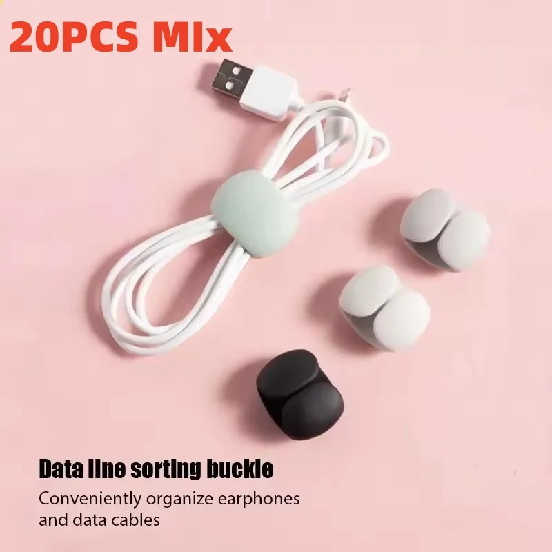 Ladekabel Protektoren Kopfhörer Halter Kabel Clip Datenleitung Lagerung Wickler Draht Organizer Schnalle Handy Kabel Management