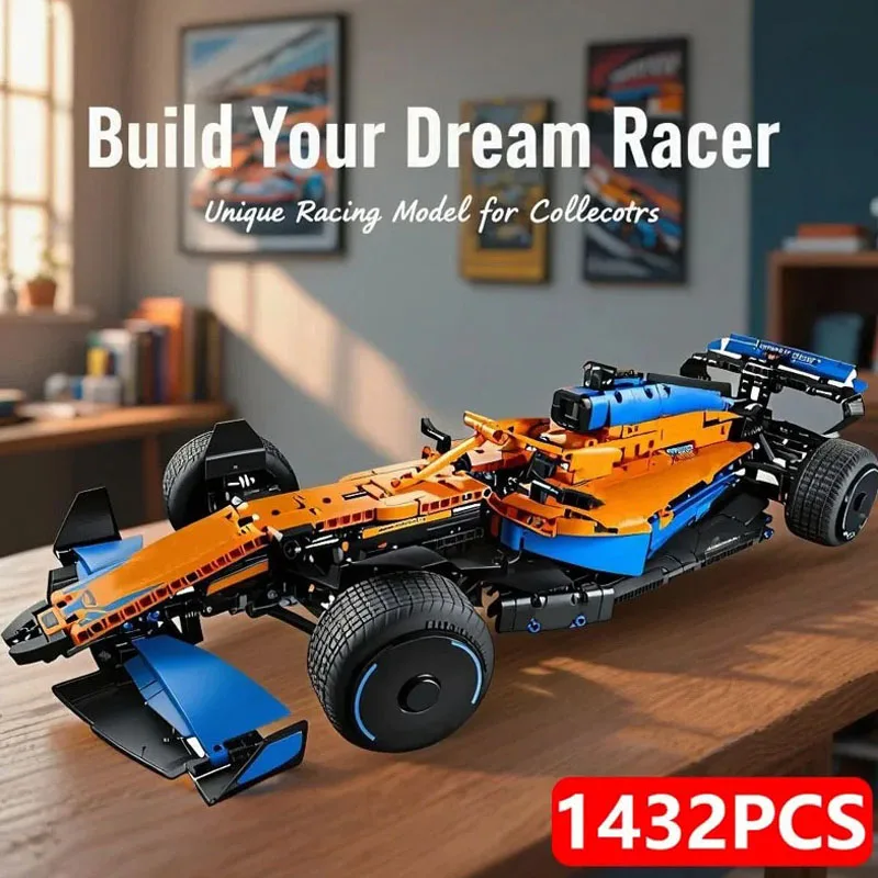 f1-w14-e-auto-da-corsa-1432pcs-42141-set-di-costruzione-scala-1-8-set-da-collezione-per-adulti-autentiticamente-dettagliato-costruisci-display-modello-decor