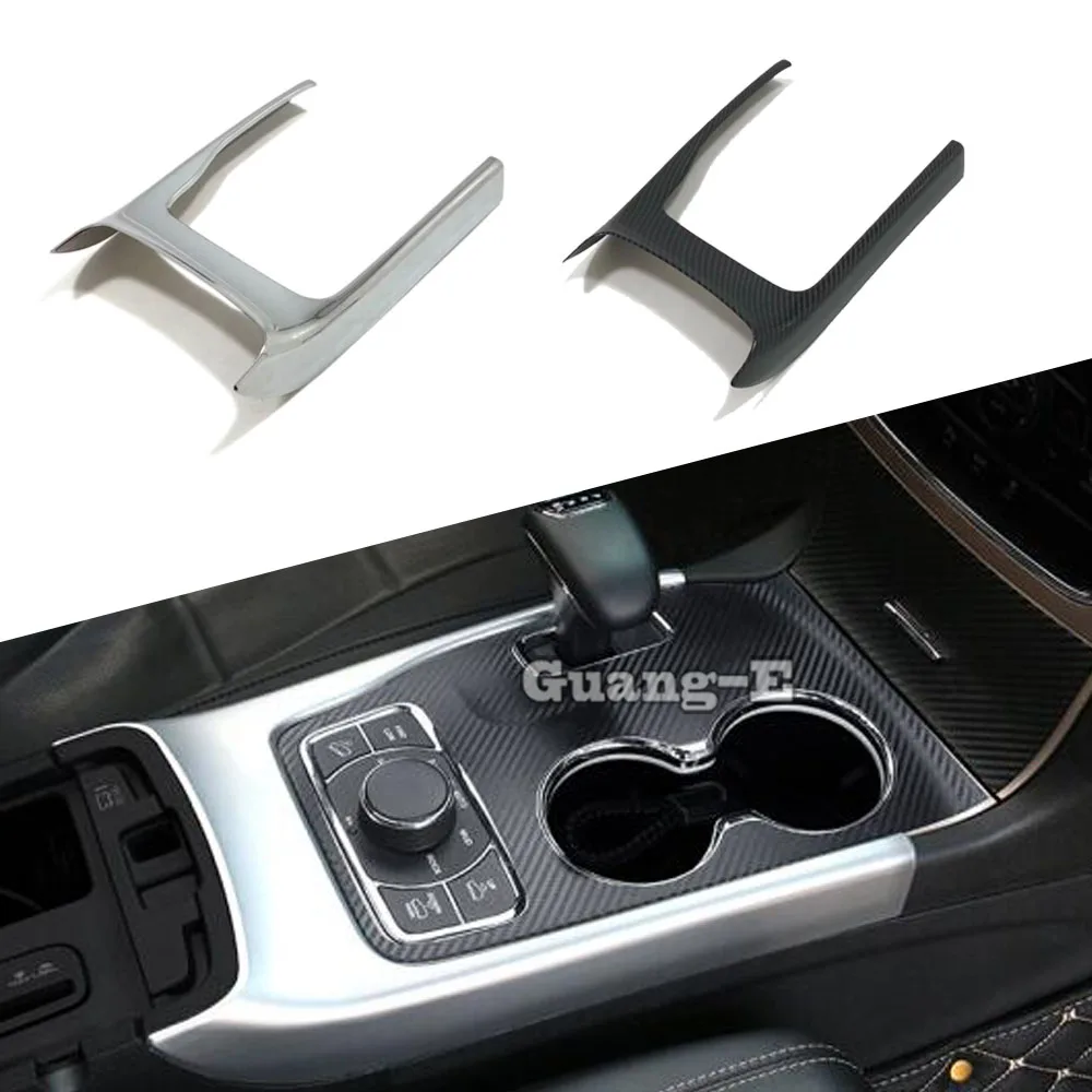 

Car Sticker Middle Front Shift Stall Paddles Cup Lamp Frame Trim 1pcs For Jeep Grand Cherokee 2014 2015 2016 2017 2018 2019 2020