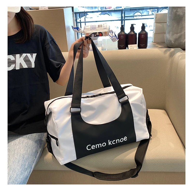 Women Tote Handbag Bag Sports Gym Fitness Travel Luggage Yoga Swim Duffle Weekend Shoe Pocket Outdoor Shoulder Combo Dry Wet Bag