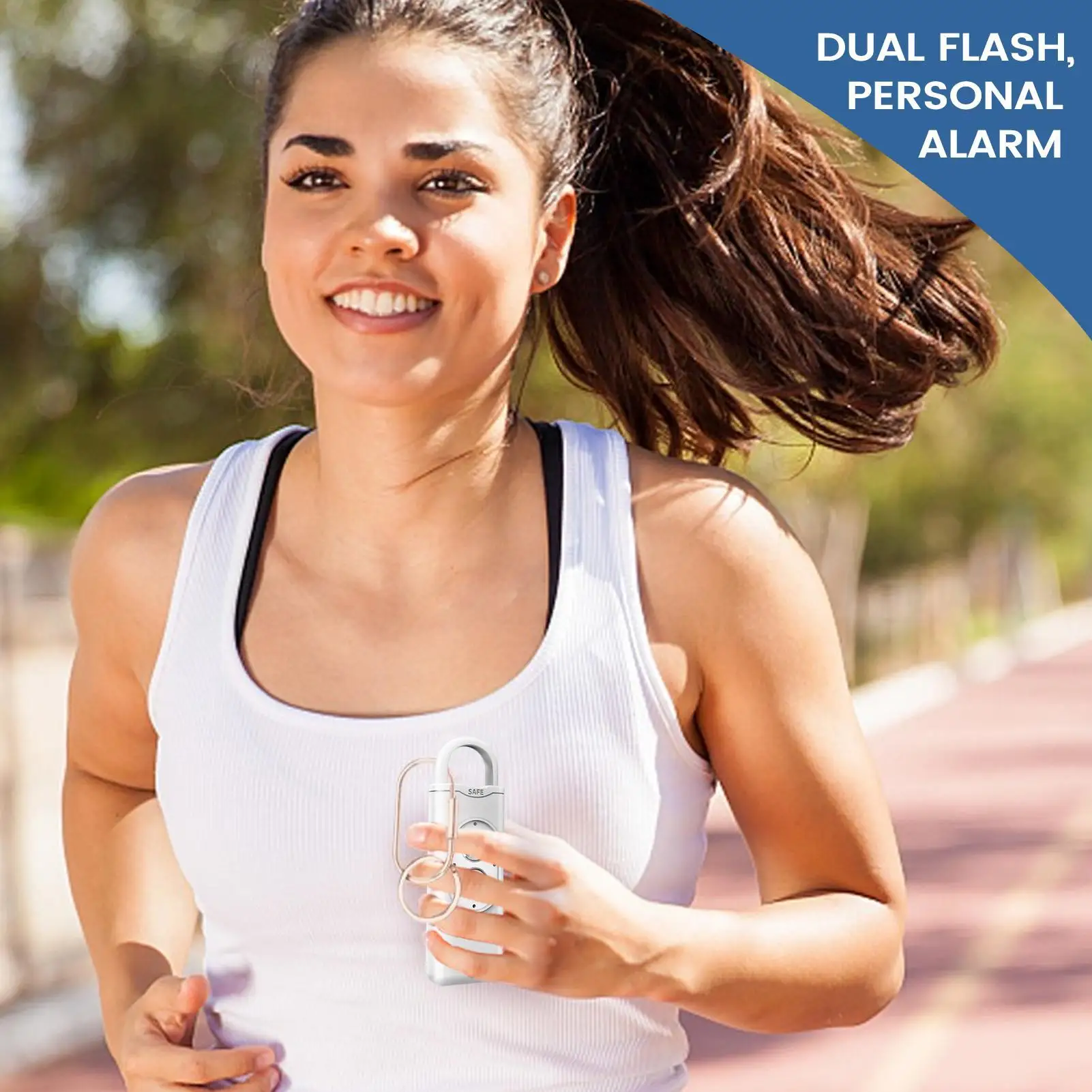 개인 안전 경보 방수 135dB 보안 도구 어린이 소년 소녀 여자 친구 아내를위한 경고등이있는 개인 경보 사이렌
