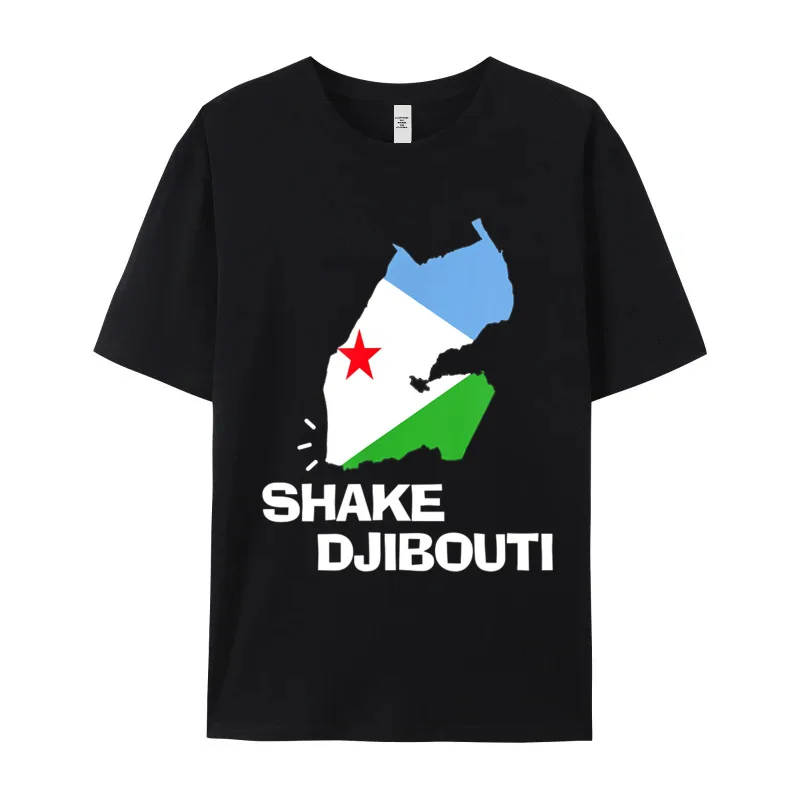 DJIBOUTI Shirt Funny SHAKE DJIBOUTI Lose Tshirts Boyfriend 100% Cotton Christmas Tees Tee Shirt Short Sleeve Cute O-Neck
