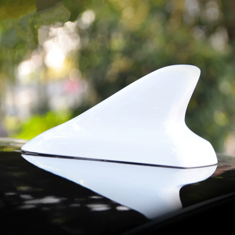 Universal Car Shark Fin Antenna Auto Radio Signal Aerials Roof FM/AM Radio Replacement High Quality