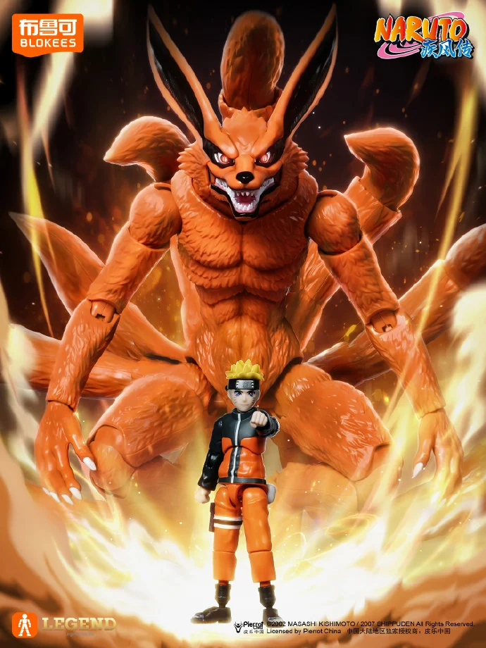 

Blokees Naruto Uzumaki Boruto Building Blocks Toys Uzumaki Naruto Kurama Assembly Model Champion Class Anime Ornaments Gift