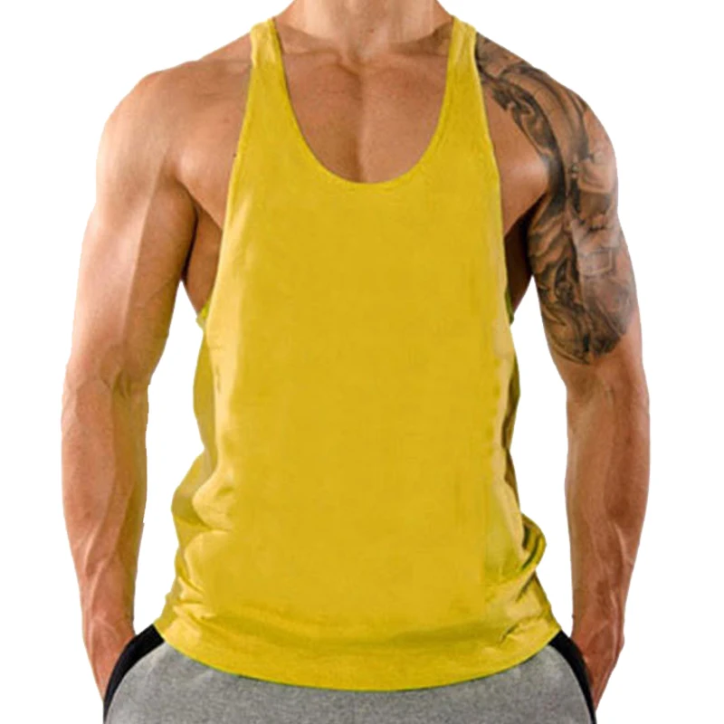 Fitness Clothing Gym T-shirts Suspenders Man Gym Top Men Sleeveless Sweatshirt Men\'s Clothes Stringer Vests Bodybuilding Shirt