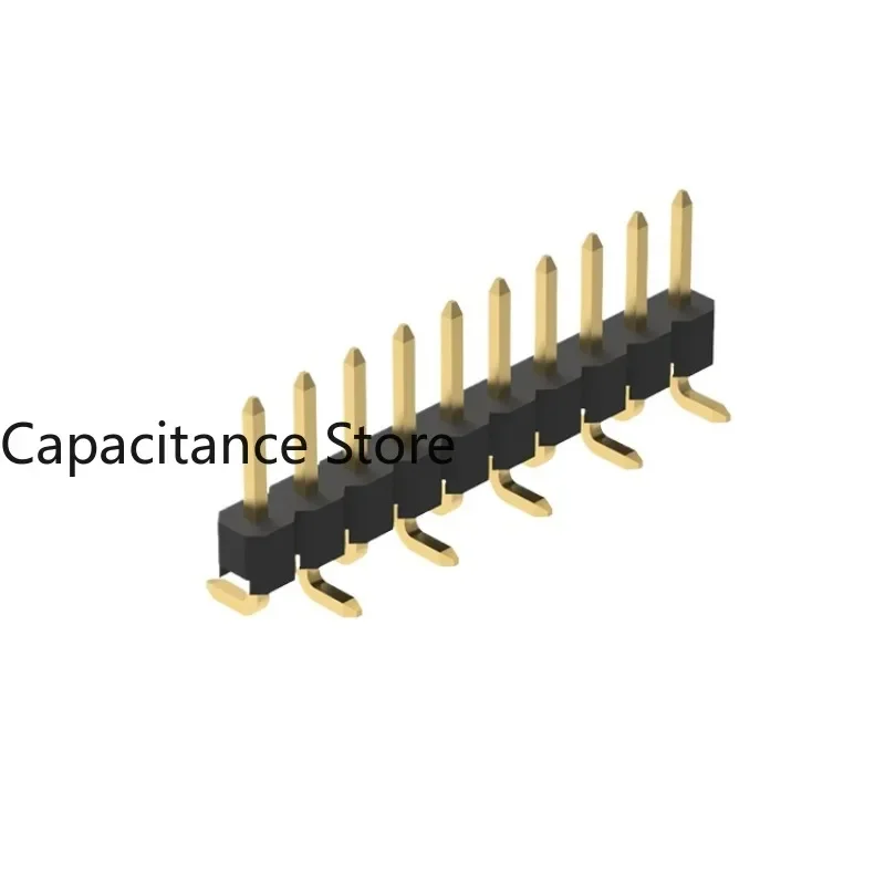 

10PCS 1.27/2.0/2.54 pitch pin header SMT patch single-row/double-row single/double plastic single-row are gold-plated