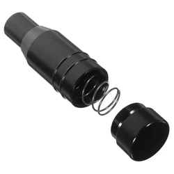 8Mm 10Mm 12Mm Aluminum Alloy Universal Automatic Transmission Car Gear Shift Knob Cover Stylish Chrome Finished Spiral Design