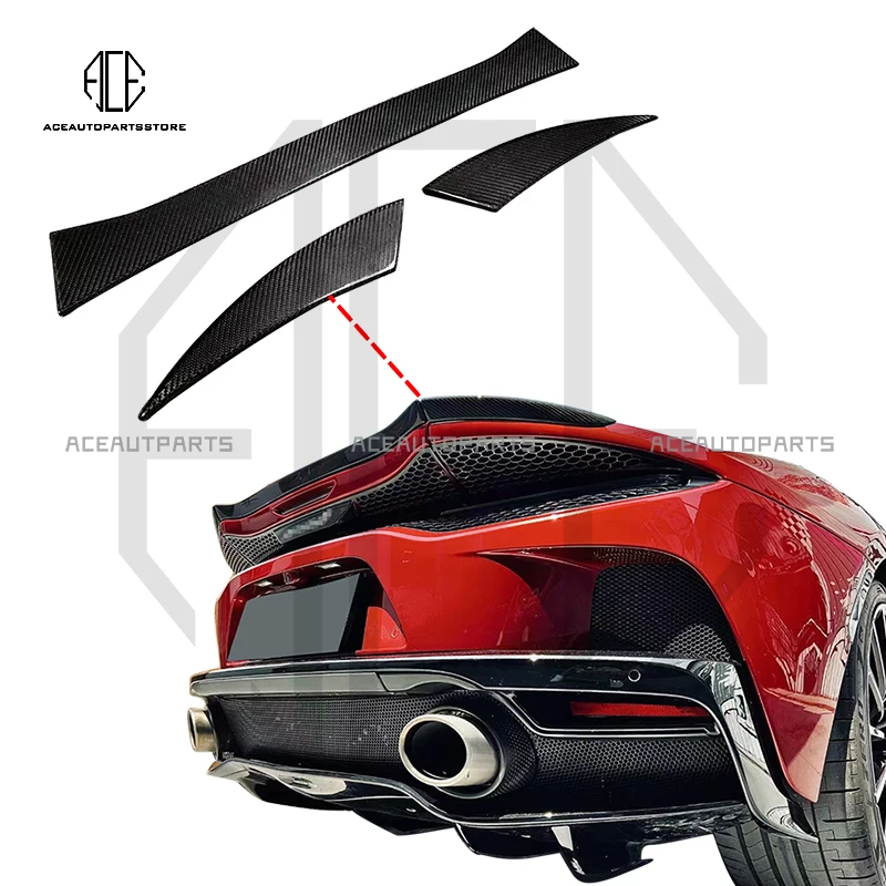 New Arrival N Style Dry Carbon Fiber Racing Rear Spoiler Wing For Mclaren GT No Drilling