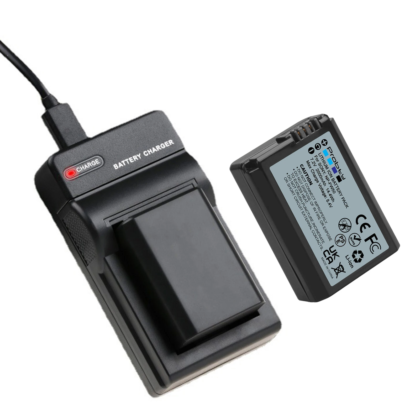 

NP-FW50 NP FW50 Battery+Charger For Sony ZV-E10 A7 A7R A7RII A7II A7SII A7S a6300 a6400 a6500 RX10 Series