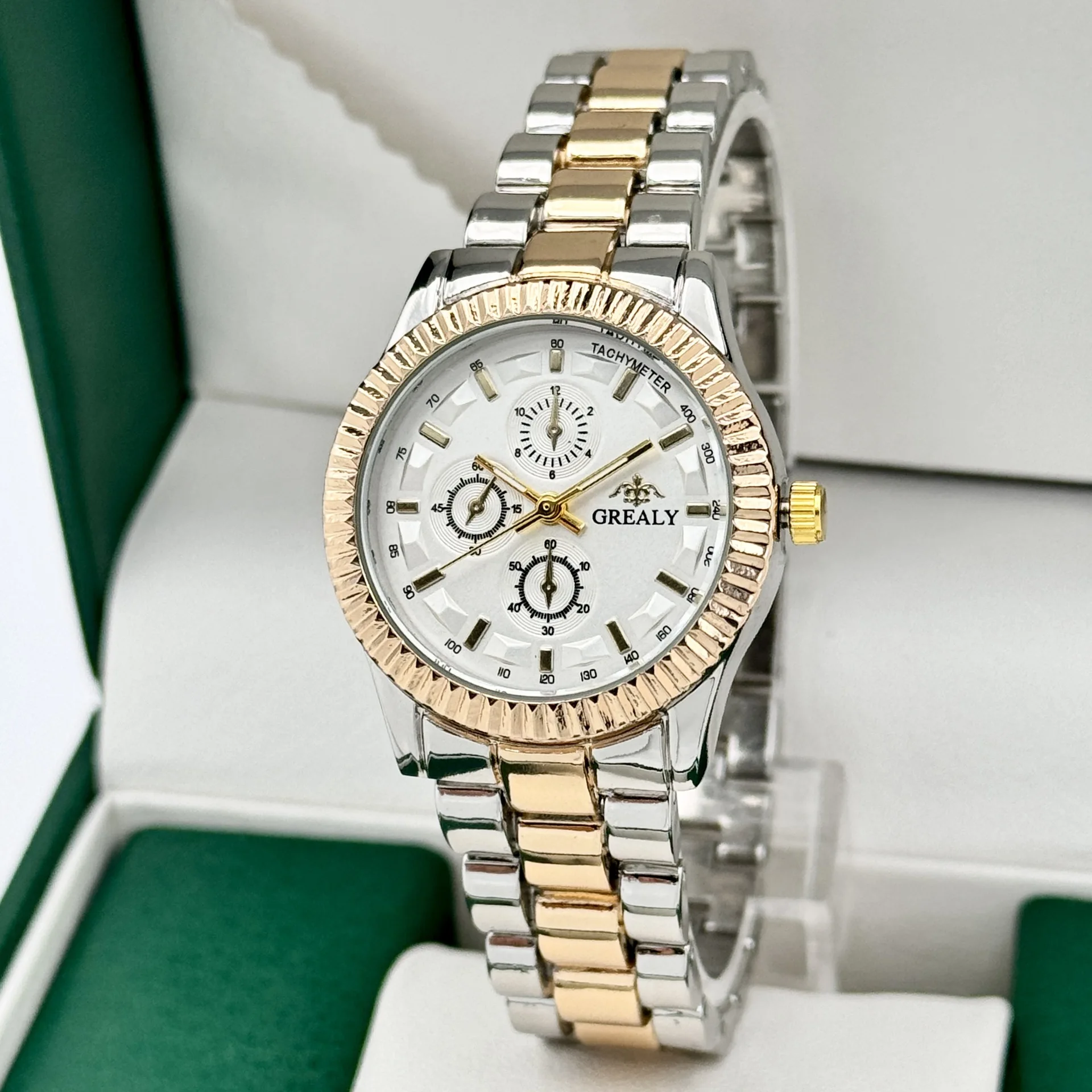 Reloj de marca de lujo ligero para mujer, relojes de pulsera de acero inoxidable simples para estudiantes, relojes de pulsera de cuarzo a la moda para mujer