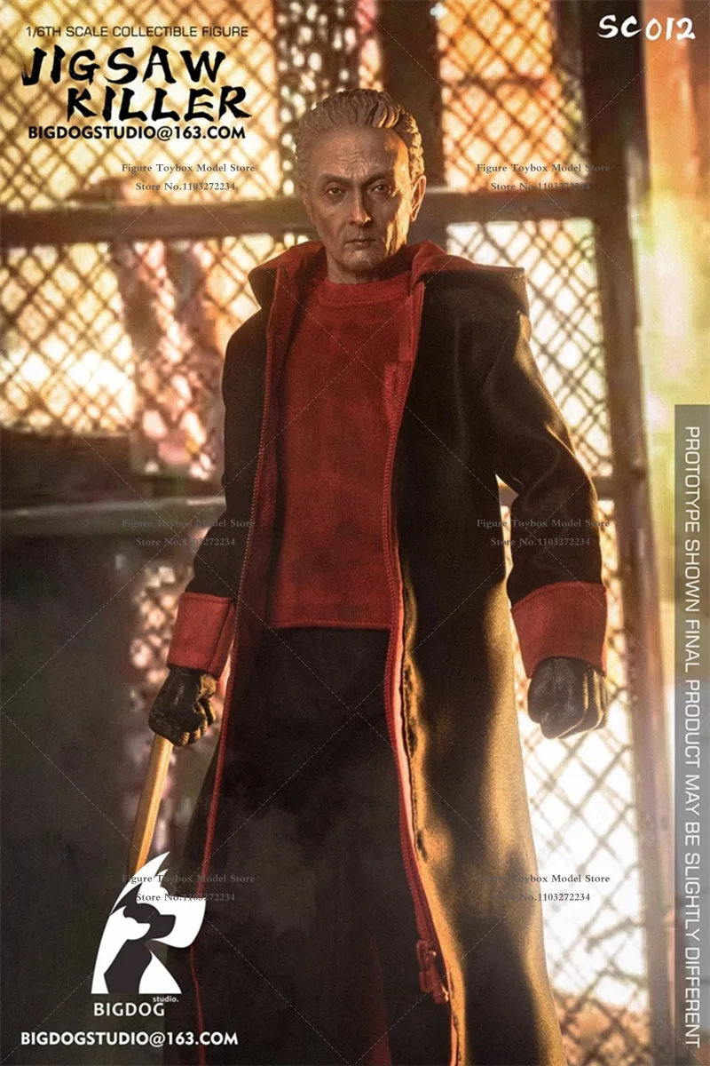 BIGDOG STUDIO SC012 1/6 تحصيل بانوراما القاتل رجل عمل الشكل استبدال خنزير رئيس ديكور 12 بوصة ذكر تمثال نموذج #3