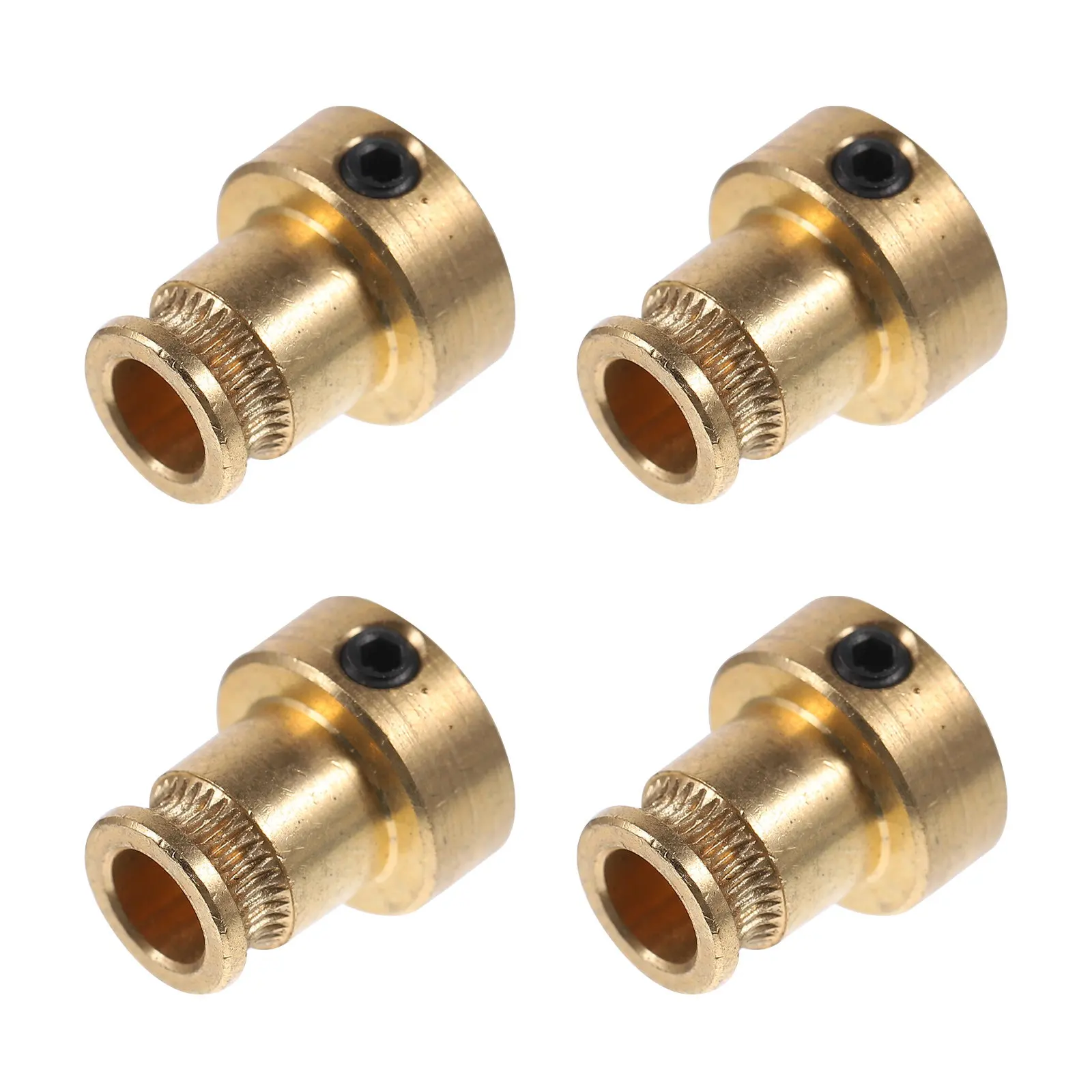 

4Pcs 1.75mm Brass Feeding Gear Extrusion Wheel for 3D Printer Drive Gear Stable Bearing Capacity Lightweight Easy Install Print