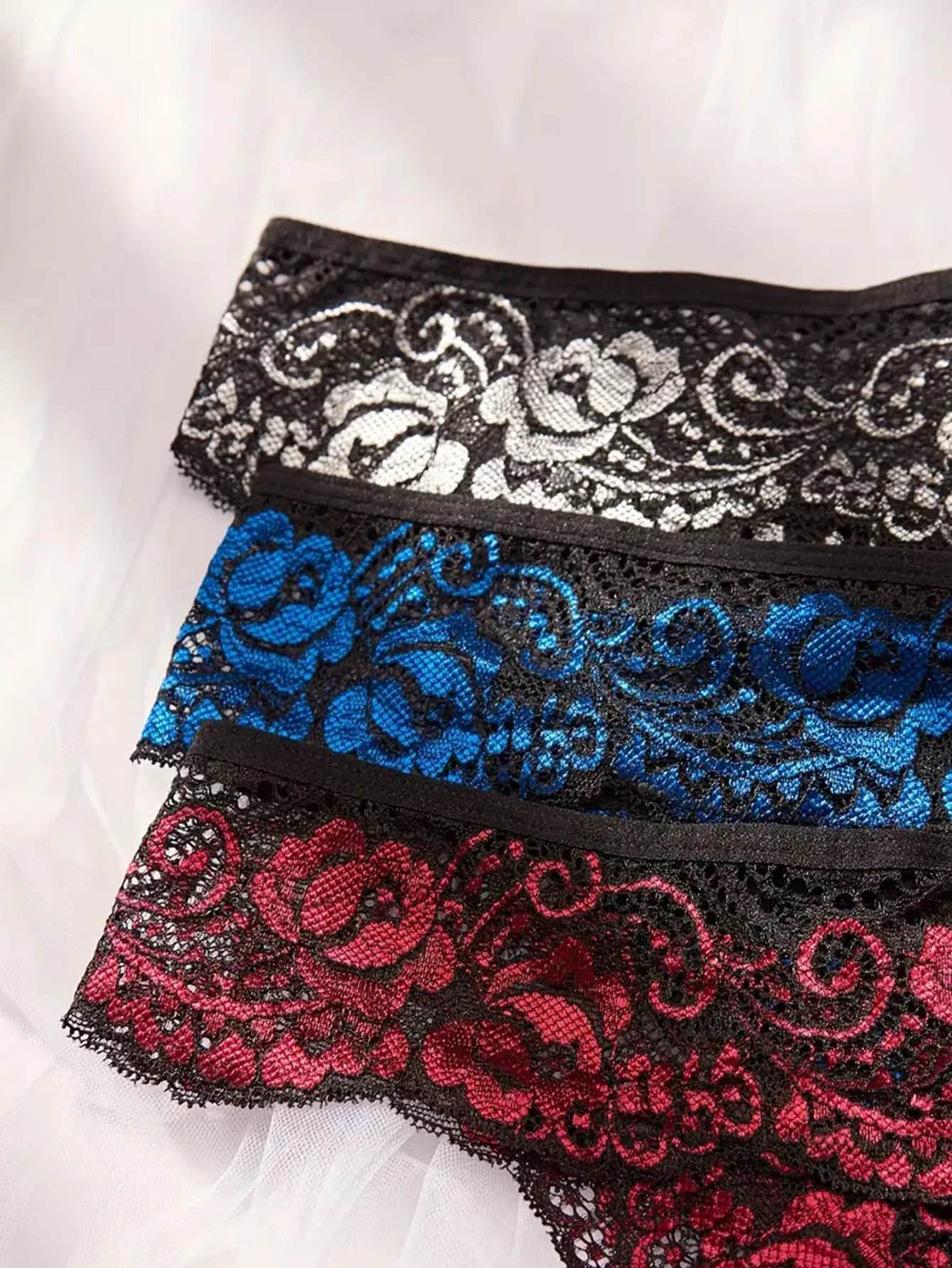 ثونغ دانتيل شفاف زهري للنساء ، ملابس داخلية بدون أربطة ، سترينغ مثير ، ملابس داخلية نسائية مريحة ، سلسة ناعمة ، رومانسية