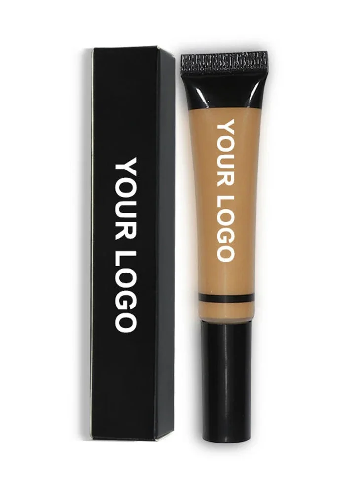 Private Label Vloeibare Concealer Aangepast logo Waterdicht Fleuren dekking Langdurige zachte buis Romige contourmake-up Groothandel