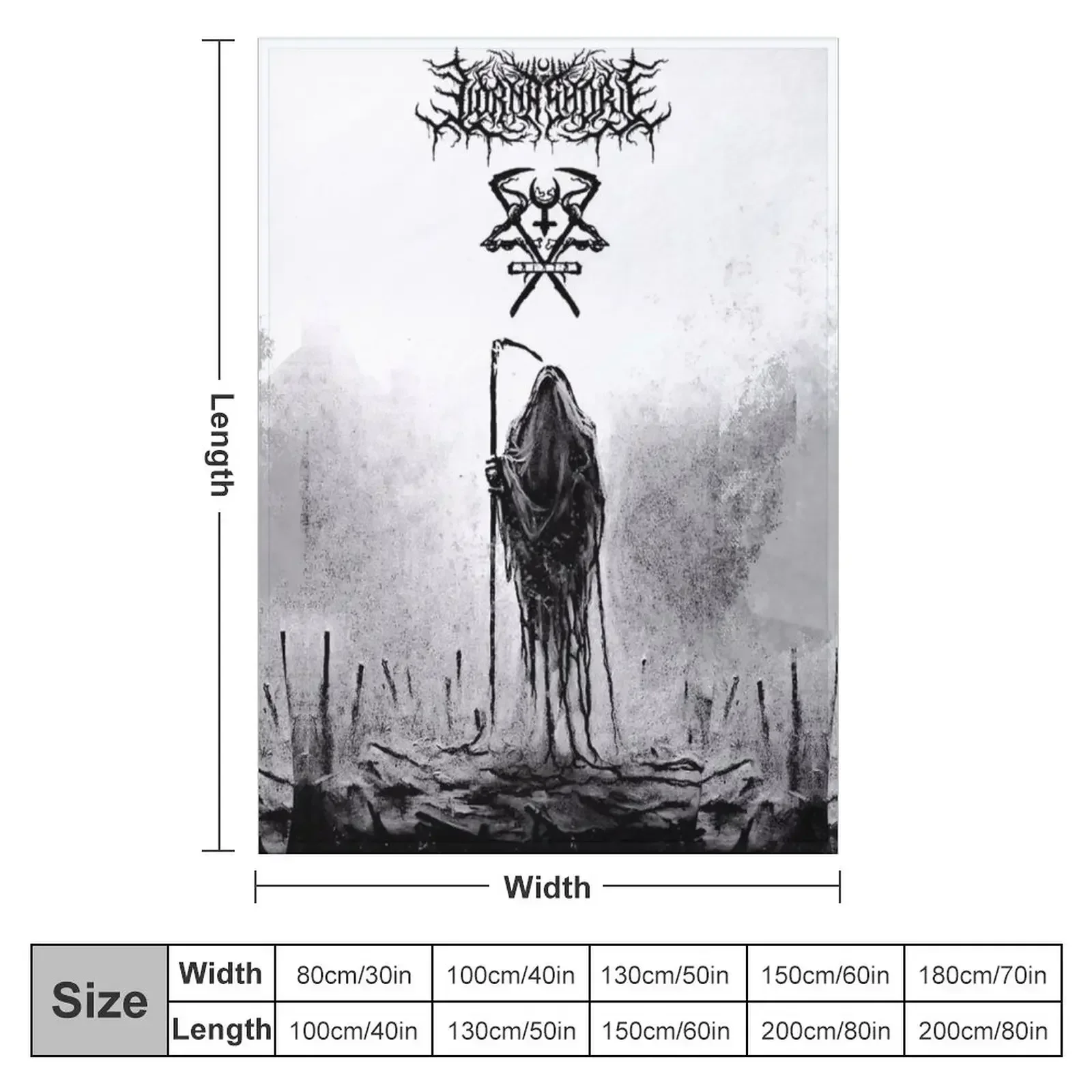 Grunge BNW Lorna Shore Throw Blanket Winter beds Hairy Kid'S Decorative Throw Plaid on the sofa Heavy Blankets