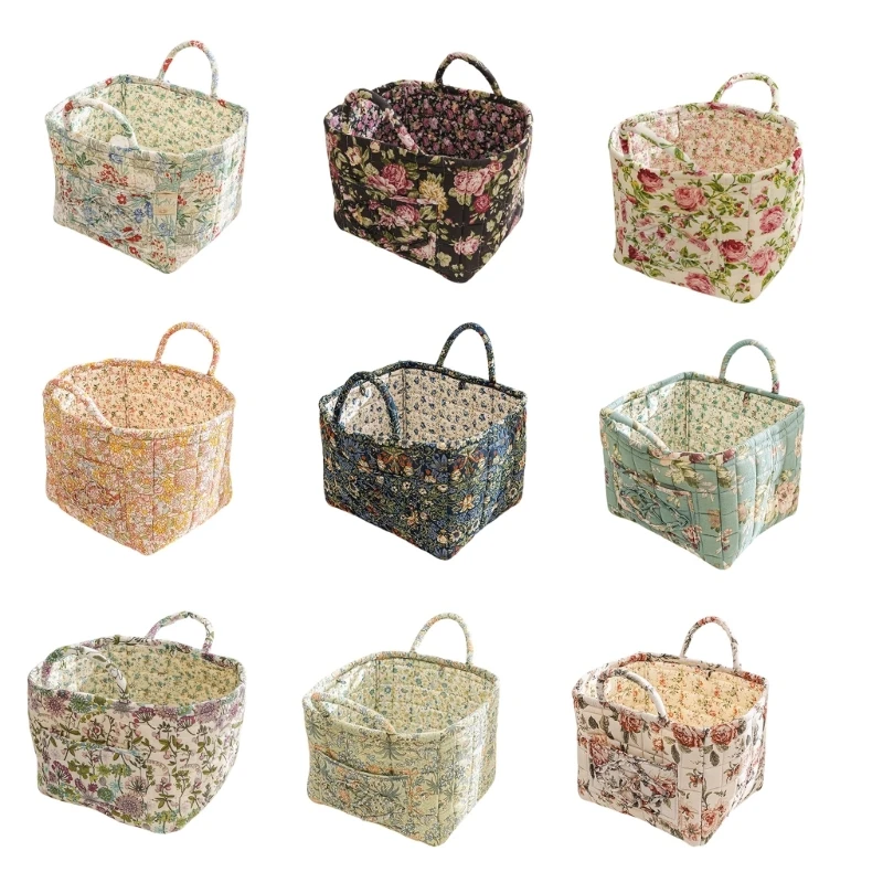 Practical Polyester Basket with Comfortable Feel for Home Organization Dropship