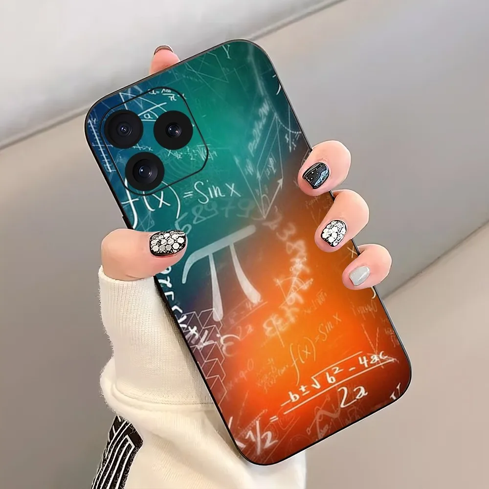 Mathematical Formula Phone Case For iPhone 8 11 12 13 Pro 14 15 Mini X XR XS max Plus Shell