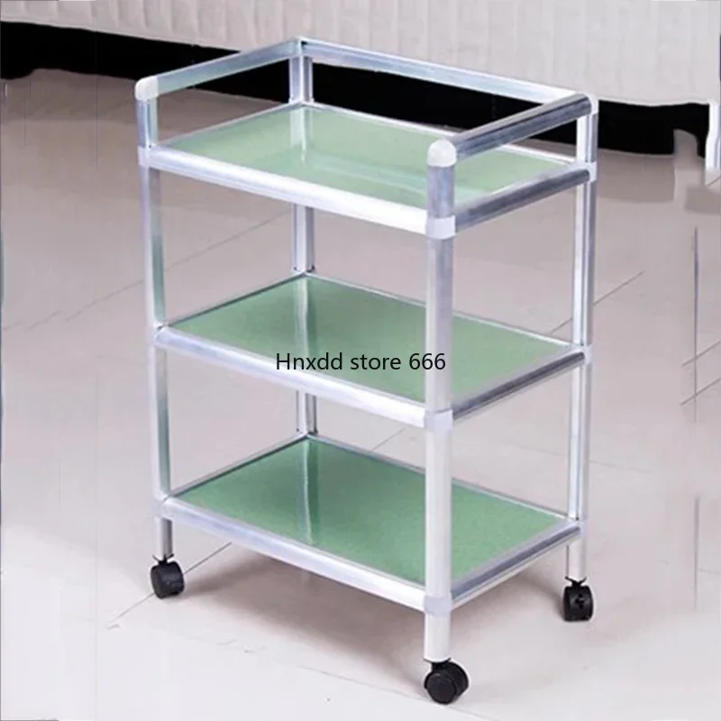 Iron Rolling Hairdressing Trolley Aesthetic Professional Beauty Salon Trolleys Organizer Werkzeugwagen Spa Furniture MQ50TC