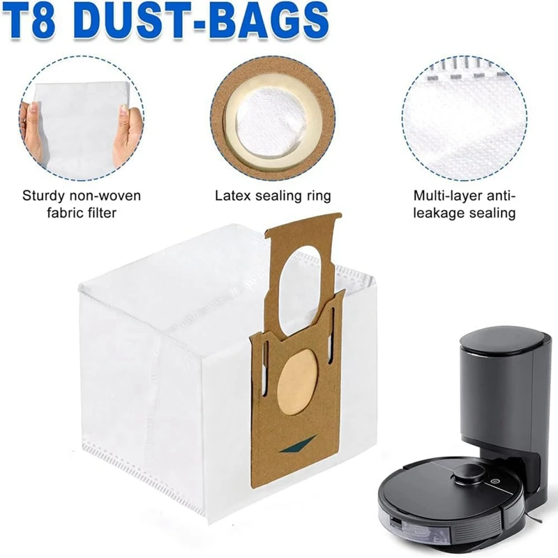 ABUD-For ECOVACS Deebot Ozmo T8 T8 Aivi T8+T8 AIVI+ T8 MAX N8 Pro Plus/N8 Pro N8+ Plus N8 Pro+ أجزاء المكنسة الكهربائية