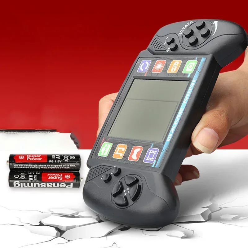 Portable handheld game console (color version) featuring a 3.5-inch LCD screen and 23 + 26 built-in classic games.