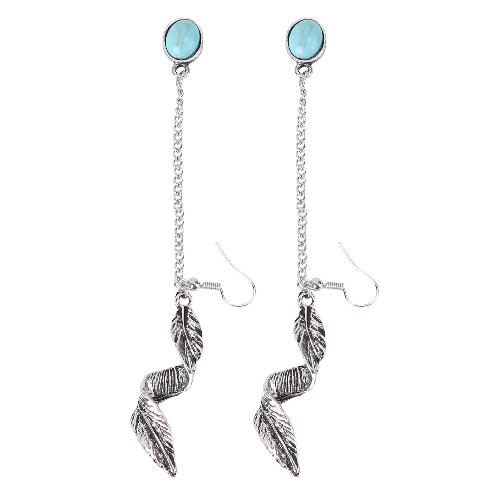 

1 Pair Bohemian Style Earrings Elegant Ear Dangle Fashion Drop Women Jewelry Silver Unique Design Matching Party Prom Beach Gift