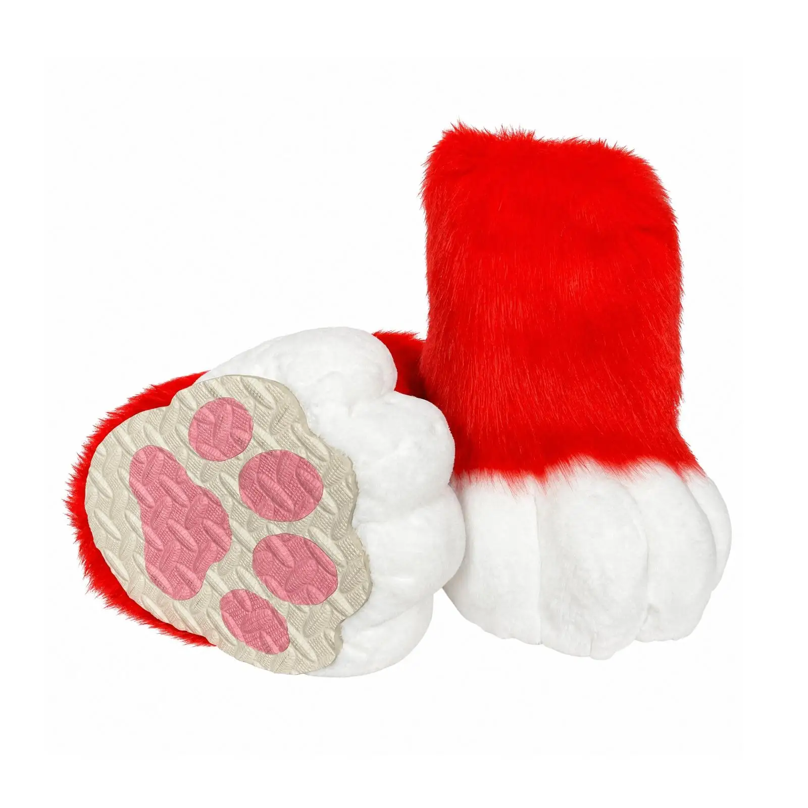 Fursuit Paw Shoes Non-Slip Fursuit Paw Footwear Halloween Footwear for Fursuiters, Cosplayers, Character Performances, Photo