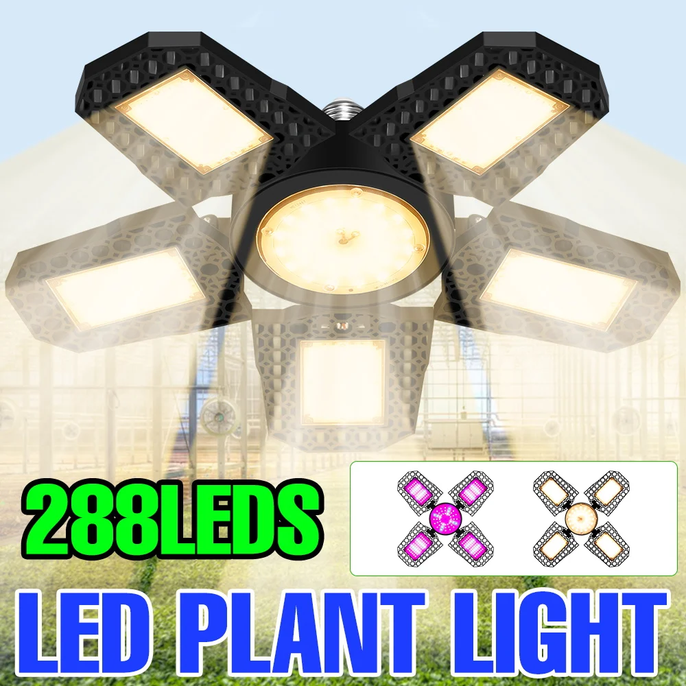 

LED E27/E26 Plant Grow Light Full Spectrum Phytolamp For Greenhouse Tent Vegetable Fruit Hydroponics Cultivation 216/252/288leds