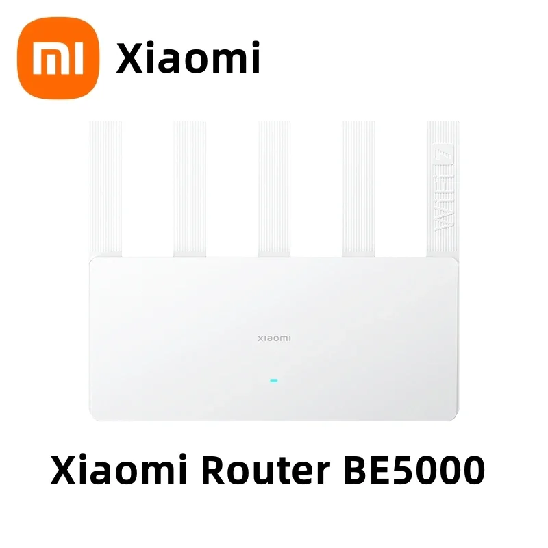 Xiaomi NEW Router BE5000 Wi-Fi 7 2.4/5GHz Dual-Frequency Mesh 2.5G High-Speed Network Port IPTV OFDMA Signal Amplifier Mi Home