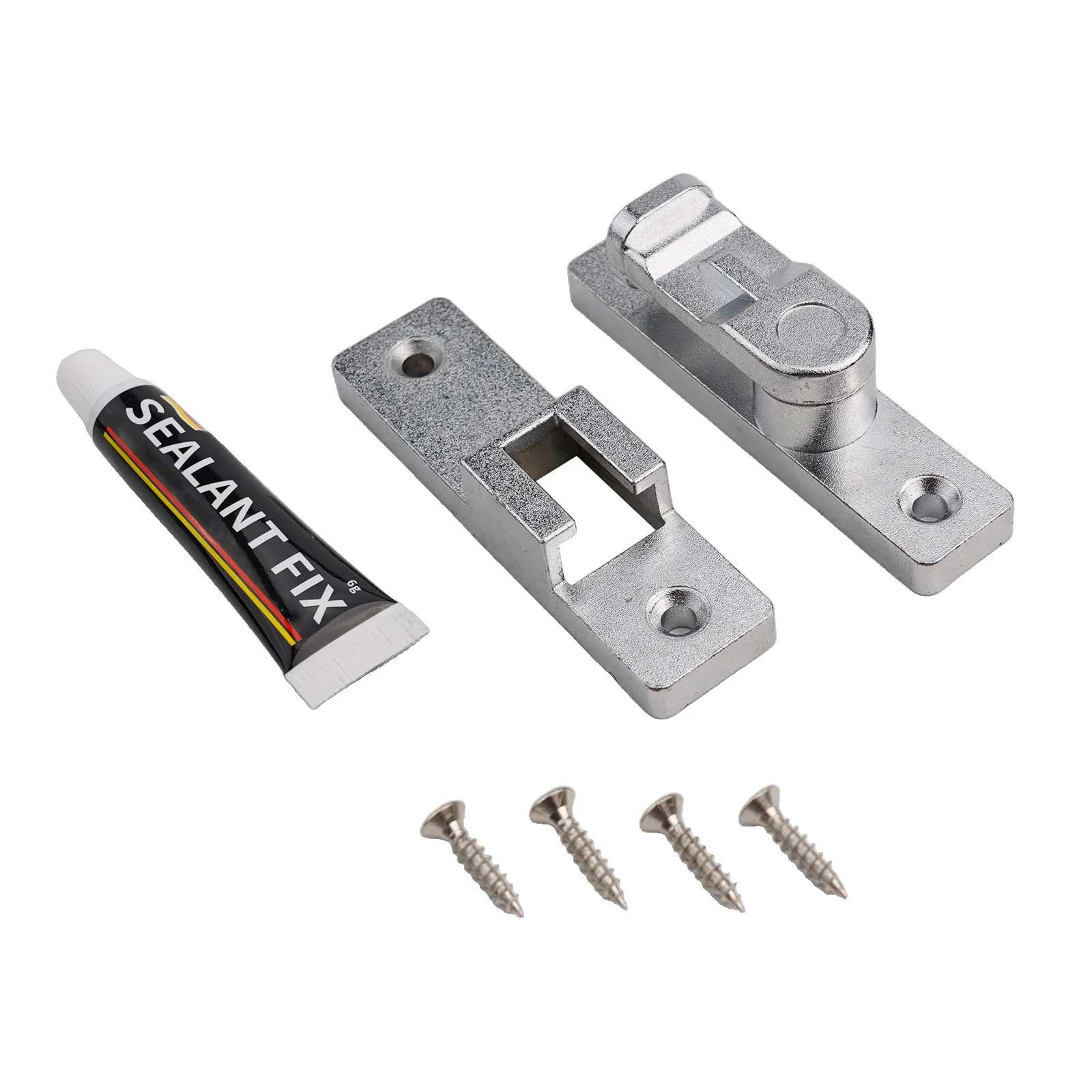 Door Lock Bolt Sliding 5 Color Option 90 Degree Door Buckle Replacement Zinc Alloy Product Name Complicated Procedures Sliding