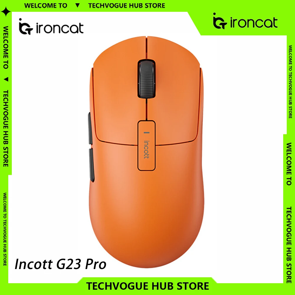 Incott G23 Pro Gaming Mouse Paw3950 Hot Swap Wireless Dual Mode Mice Pc Gamer Fast Charge Ergonomics Accessories Customize Gifts