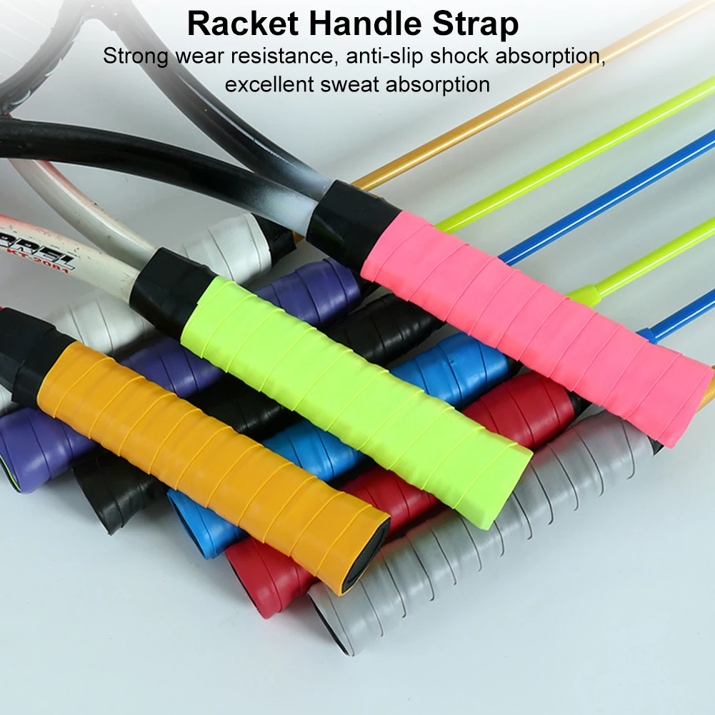 9Pcs Tennis Racket Grip Tape Sweat Absorbent Tennis Overgrip Wrap Badminton Racket Overgrip Tape for Tennis Badminton Pickleball