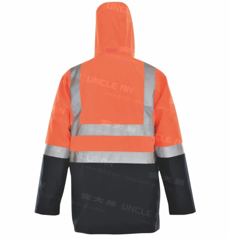 B495 Reflective Rescue Warning Clothing Winter Cold Waterproof Warm Work Clothes Removable Inner Liner
