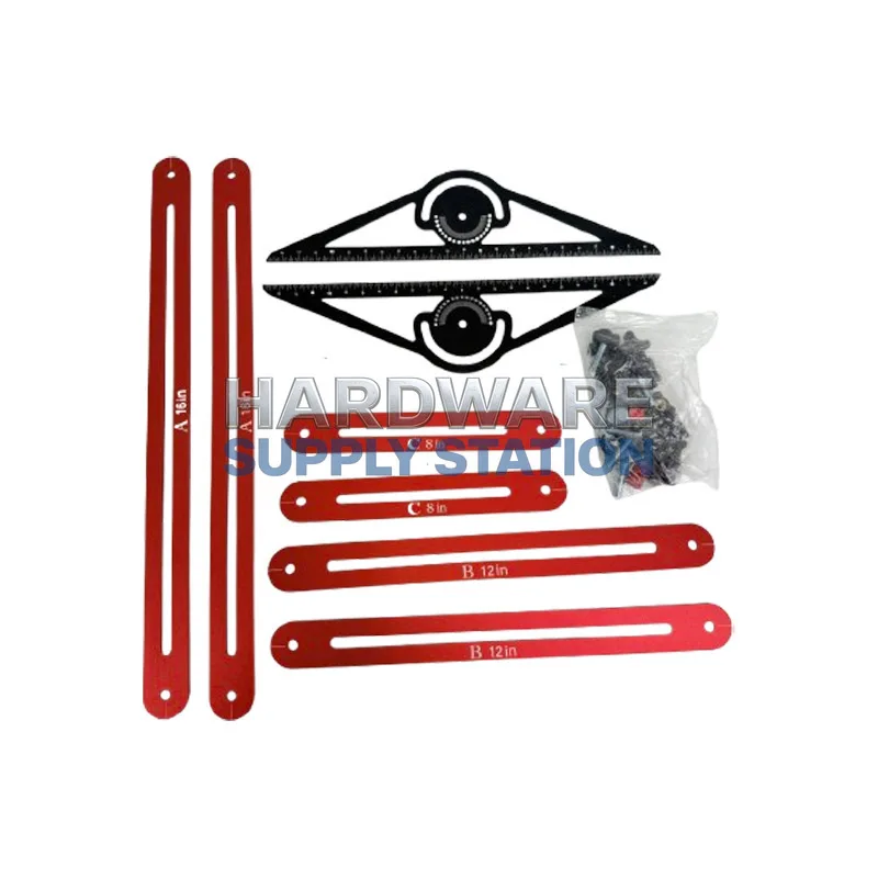 

Multi functional folding ruler, woodworking decoration tool, aluminum alloy staircase ruler, staircase measuring ruler