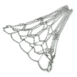Maglia a catena in ferro zincato per esterni Classic Sport durevole basket Target Net basket Classic Sport Steel chain
