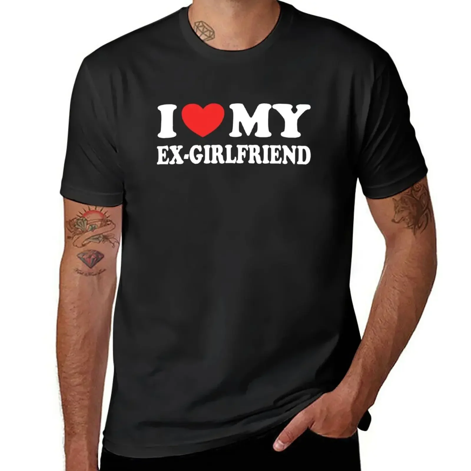 

I Heart My Ex-Girlfriend I Love My Ex-Girlfriend Valentines Day T-Shirt quick-drying graphics t shirts for men pack